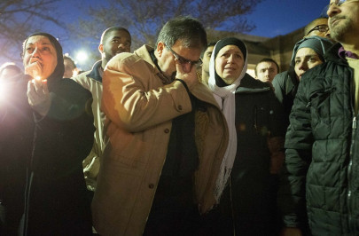 this was a hate crime says victims father as thousands gather for slain muslim students in chapel hill