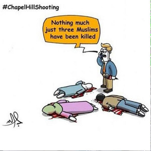 jesuismuslim cartoons honouring chapel hill victims emerge on social media