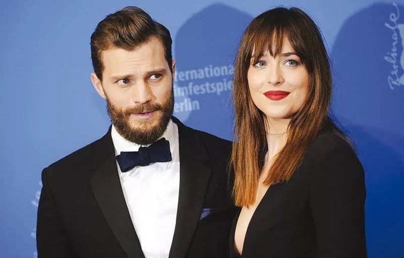 actors dakota johnson and jamie dornan arrive for the film s screening at the berlin international film festival photo reuters actors dakota johnson and jamie dornan arrive for the film s screening at the berlin international film festival photo reuters