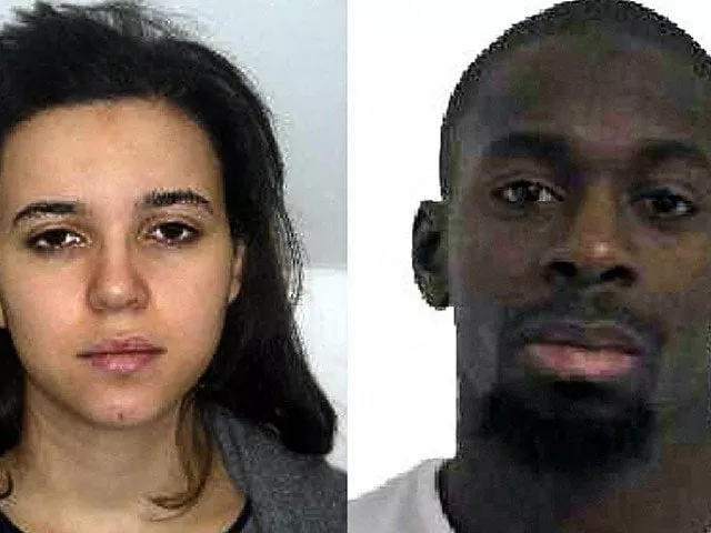 this combination of images released by the french police shows hayat boumeddiene l and amedy coulibaly r suspected of being involved in the killing of a policewoman in montrouge on january 8 photo afp this combination of images released by the french police shows hayat boumeddiene l and amedy coulibaly r suspected of being involved in the killing of a policewoman in montrouge on january 8 photo afp