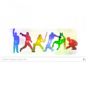 howzat google reveals colourful world cup doodle howzat google reveals colourful world cup doodle