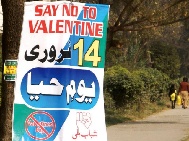 since the past few years some extreme religious groups have begun to oppose the day of love terming it haya modesty day photo inp
