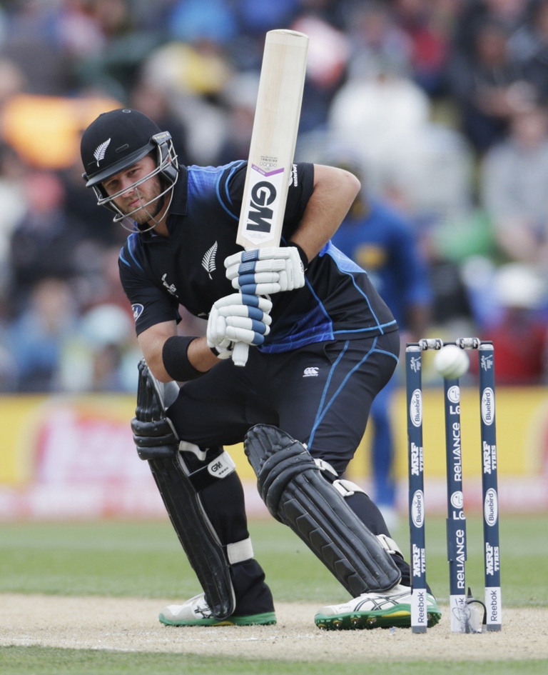 new zealand batsman corey anderson watches a delivery of sri lanka 039 s lasith malinga go wide during their cricket world cup match in christchurch february 14 2015 photo reuters