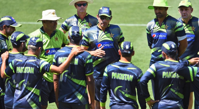 captain misbah ul haq hits a drive in the nets during their final training session for the 2015 cricket world cup photo afp captain misbah ul haq hits a drive in the nets during their final training session for the 2015 cricket world cup photo afp