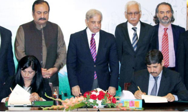 chief minister punjab shahbaz sharif witnessing the mou signing ceremony of master plane of knowledge park photo inp chief minister punjab shahbaz sharif witnessing the mou signing ceremony of master plane of knowledge park photo inp
