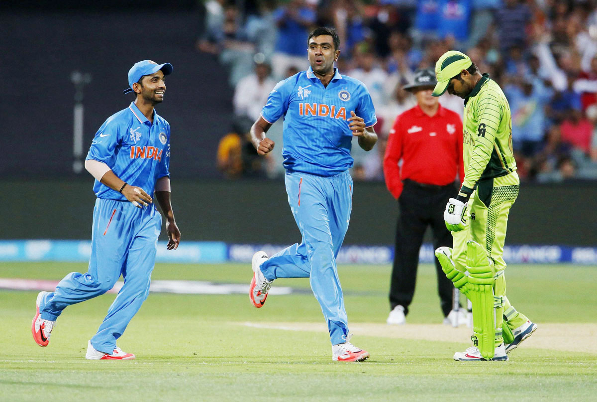 ravichandran ashwin celebrates after dismissing haris sohail photo afp