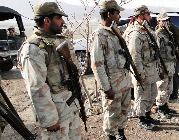 a file photo of frontier corps personnel photo express a file photo of frontier corps personnel photo express