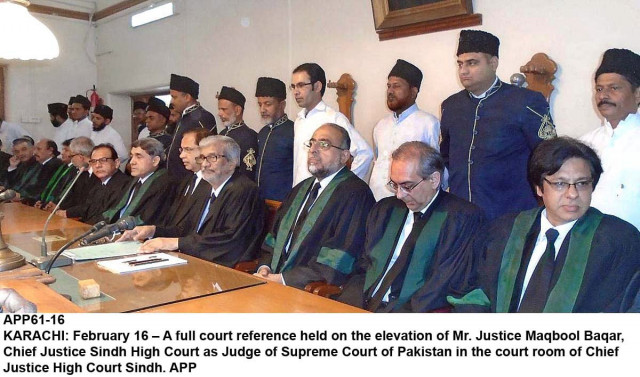 a full court reference held on the elevation of mr justice maqbool baqar chieft justice sindh high court as judge of supreme court of pakistan in the court room of chief justice high court sindh photo app a full court reference held on the elevation of mr justice maqbool baqar chieft justice sindh high court as judge of supreme court of pakistan in the court room of chief justice high court sindh photo app