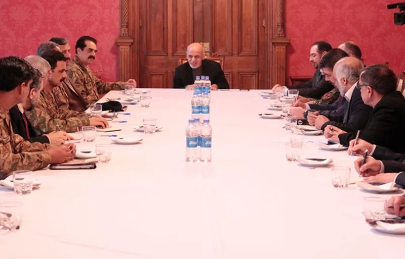 chief of army staff general raheel sharif in a meeting with afghan president ashraf ghani photo ispr chief of army staff general raheel sharif in a meeting with afghan president ashraf ghani photo ispr