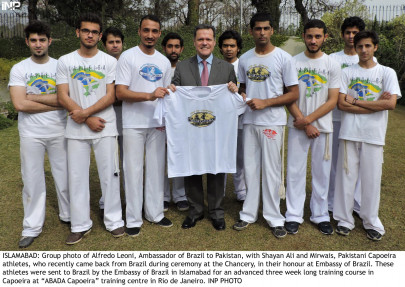 course completion capoeira athletes return from brazil