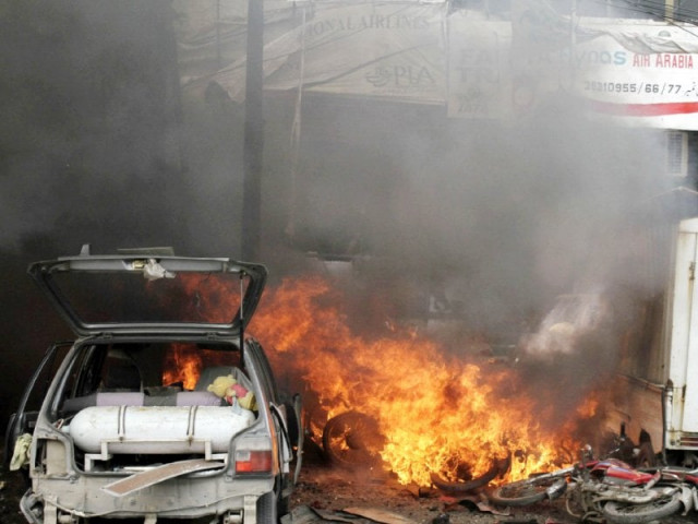 fire rages after an explosion near the police lines in lahore photo shafiq malik express fire rages after an explosion near the police lines in lahore photo shafiq malik express