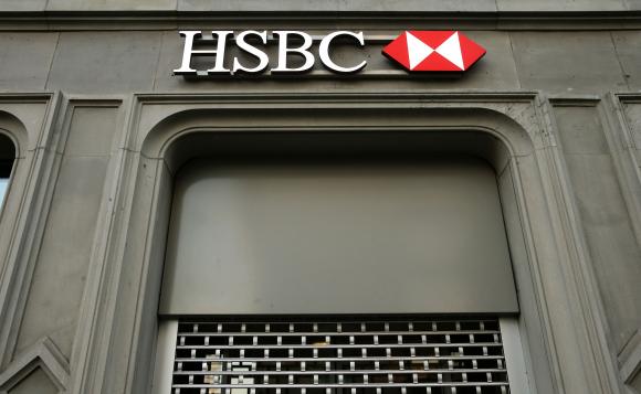 the hsbc bank logo is pictured at a branch office at the paradeplatz in zurich february 10 2015 photo reuters