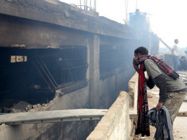 the baldia factory fire erupted on september 11 2012 and claimed the lives of more than 250 factory workers photo ayesha mir express