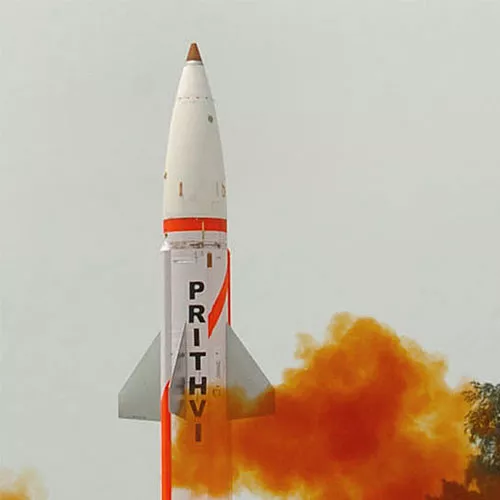 a file photo of prithvi missile photo afp a file photo of prithvi missile photo afp