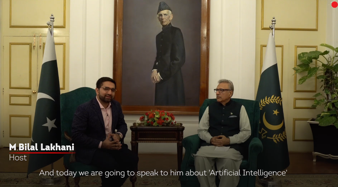 in conversation with president arif alvi pakistan s fourth industrial revolution is here