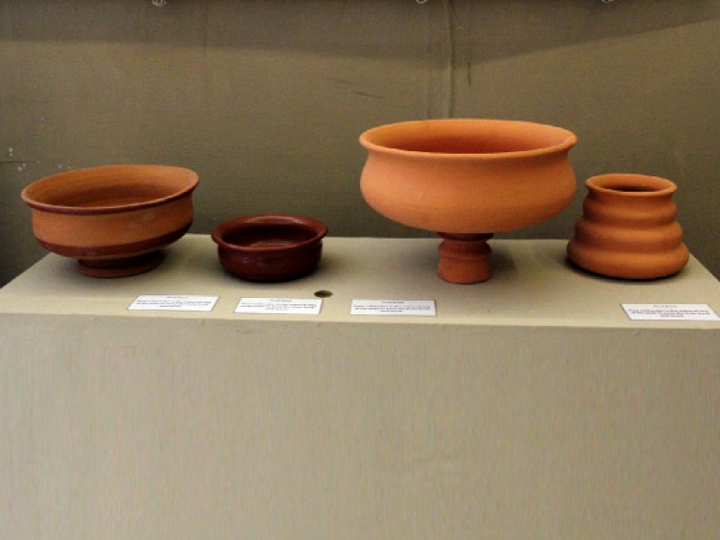 terracotta pieces on display photo ayesha mir express