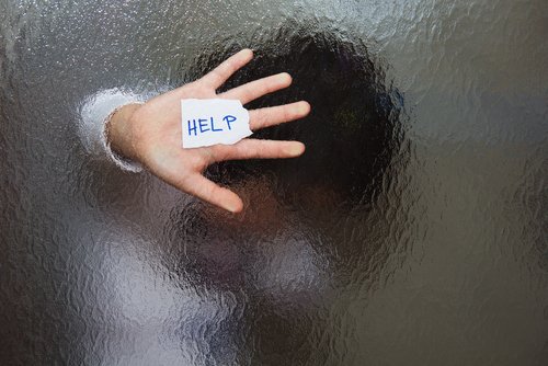 tv footage showed her speaking to the media with swollen eyes stock image