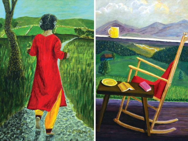 there is a story behind every painting photos huma choudhary express