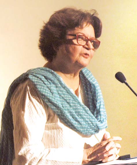 hashmi said she was amazed to see so many people gathered to witness a discourse on art she recalled that the late national college of arts nca principal shakir ali had once remarked that she and her contemporaries were fortunate to have people to speak with