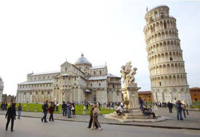 italians mock is supporter over threat to throw homosexuals from tower of pizza