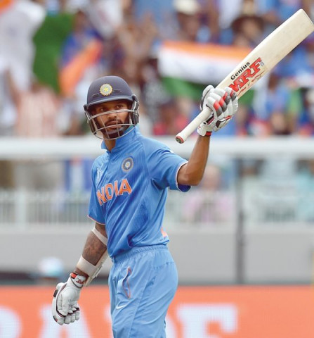 shikhar dhawan s 137 run knock was the highlight of india s 130 run win photo afp shikhar dhawan s 137 run knock was the highlight of india s 130 run win photo afp