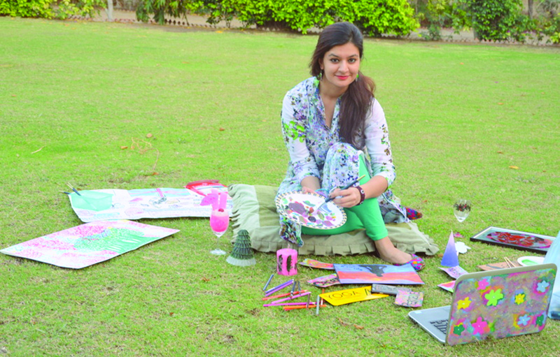 durre sameen hashmi uses art to help people attain self actualisation and personal empowerment photo courtesy farhan anwar