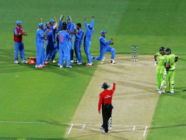 members of india 039 s cricket team celebrate after an electronic review confirmed the dismissal of pakistan 039 s batsman umar akmal 3rd r caught by wicket keeper mahendra dhoni during their cricket world cup match in adelaide february 15 2015 photo reuters members of india 039 s cricket team celebrate after an electronic review confirmed the dismissal of pakistan 039 s batsman umar akmal 3rd r caught by wicket keeper mahendra dhoni during their cricket world cup match in adelaide february 15 2015 photo reuters