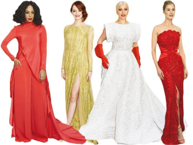 here s how hollywood a listers wreaked blitzkrieg on the oscars red carpet