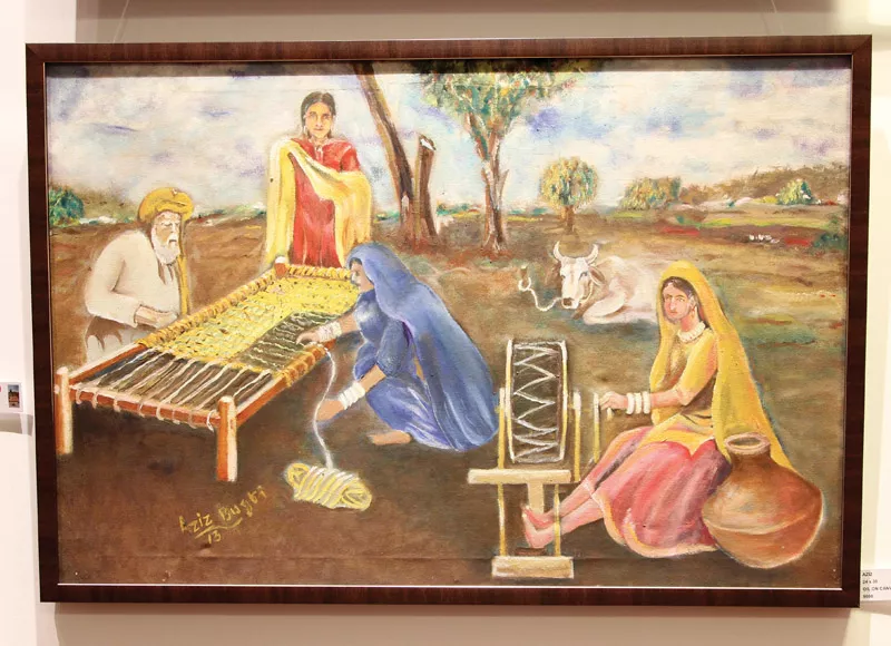 the artworks of 13 inmates at the karachi central jail were put up on display at the artciti gallery on saturday each of the 112 paintings are up for sale and are priced at rs7 000 to rs9 000 photo aysha saleem express the artworks of 13 inmates at the karachi central jail were put up on display at the artciti gallery on saturday each of the 112 paintings are up for sale and are priced at rs7 000 to rs9 000 photo aysha saleem express