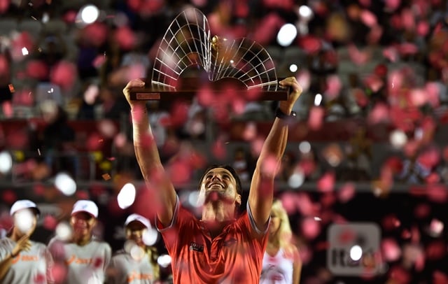 fognini ranked 28 in the world had edged out titleholder and clay king rafael nadal in his semi final 24 hours earlier but had no answer to ferrer as the second seed sped past him in one hour and 23 minutes photo afp