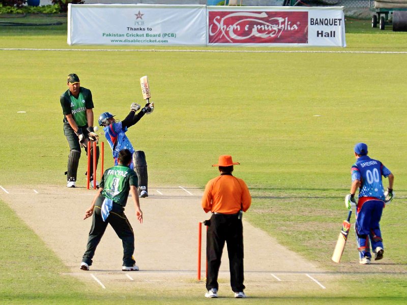 afghanistan failed to level the series and were bundled out for 105 with five balls to spare photo pdca