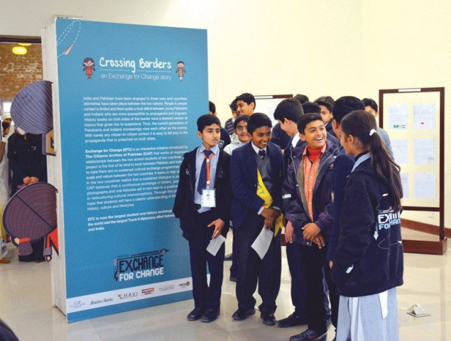 the exhibition features letters postcards collages and oral histories exchanged as part of the programme photo huma choudhary express the exhibition features letters postcards collages and oral histories exchanged as part of the programme photo huma choudhary express
