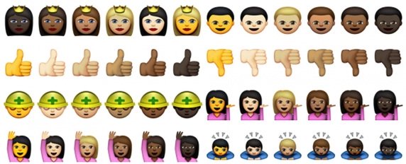 apple is preparing to release non white faces in its line up of the cartoon faces used to liven up text and email messages news reports said photo apple