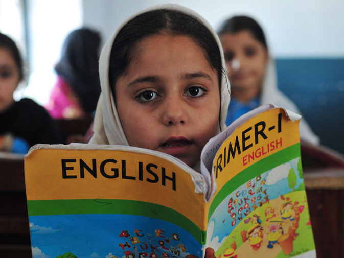 schools in punjab are to get rs48 billion rs 6 7 billion more than last year out of a provincial total budget of rs 1 349 billion photo afp