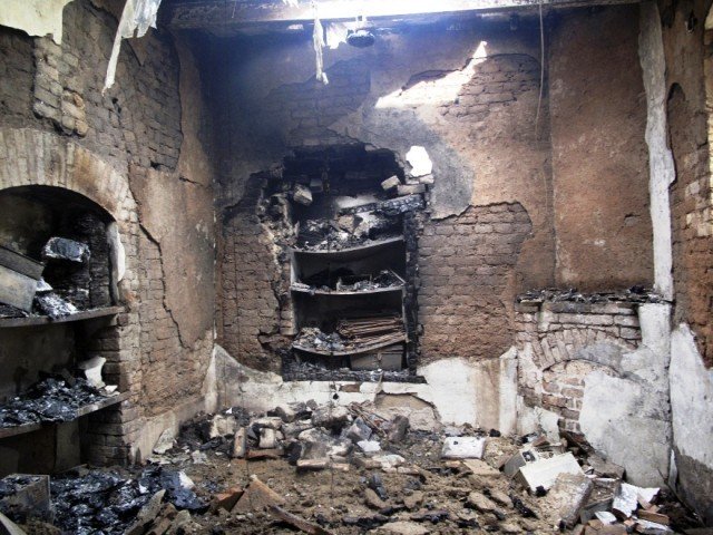 burnt rooms inside a prison are seen following a taliban attack in dera ismail khan july 30 2013 photo reuters