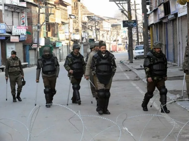 the latest clashes came a day after the regional peoples democratic party agreed to form a coalition government with ruling hindu nationalist bjp photo afp file the latest clashes came a day after the regional peoples democratic party agreed to form a coalition government with ruling hindu nationalist bjp photo afp file