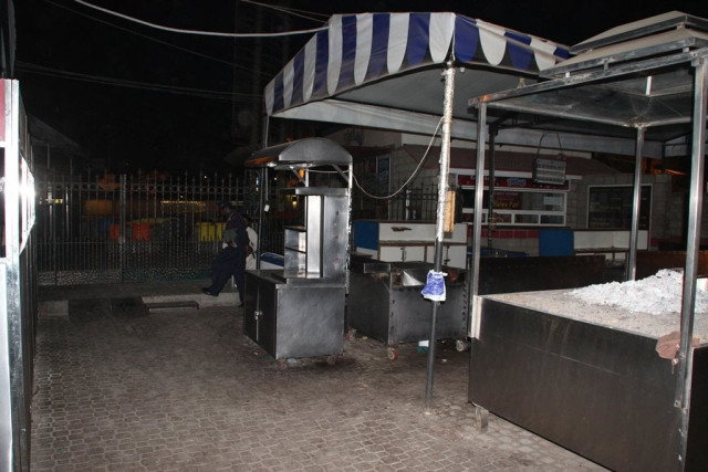 there were reports that two hours after it was shut down it reopened for business by tea time and then sealed again photo mohammad saqib express there were reports that two hours after it was shut down it reopened for business by tea time and then sealed again photo mohammad saqib express