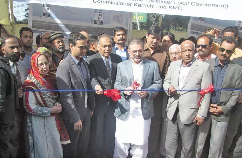 sharjeel memon inaugurates the traffic management and zebra crossing drive photo pr sharjeel memon inaugurates the traffic management and zebra crossing drive photo pr
