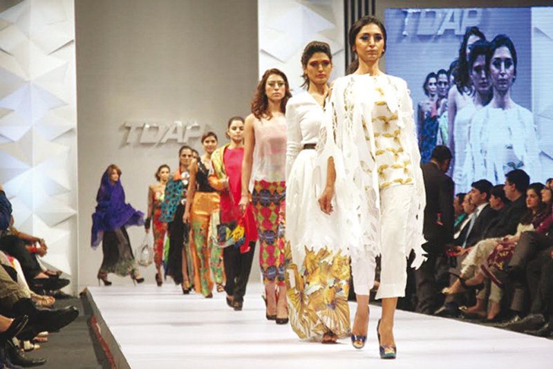 tdap fashion showcase features a range of designers exhibiting a play of colours and textures in diverse collections photos athar khan express kashif rafiq ud din umair rao