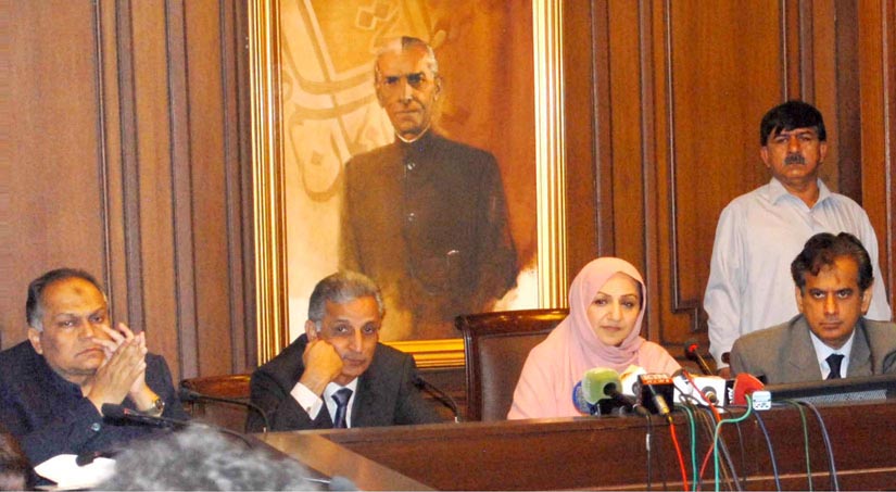 minister of state for health saira afzal tarrar r chairs a meeting on polio in karachi photo pid