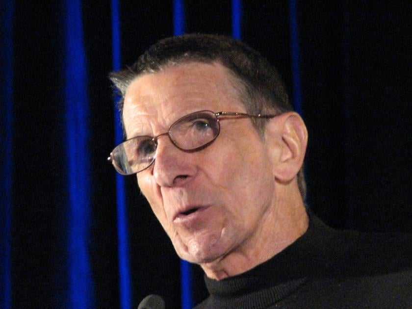 actor leonard nimoy photo afp