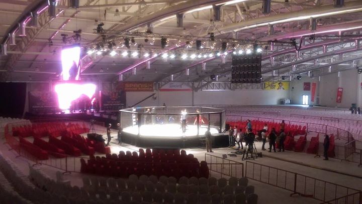 the cage is set the cameras are set sfl 38 india vs pakistan photo https www facebook com superfightleague