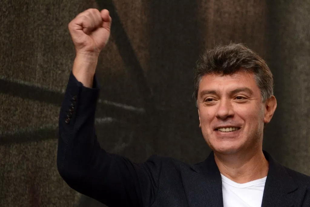 a picture taken on september 15 2012 shows one of the opposition leaders former first deputy prime minister boris nemtsov gesturing during an anti putin protest in central in moscow boris nemtsov was shot dead in moscow on february 27 2015 according to russian officials afp photo a picture taken on september 15 2012 shows one of the opposition leaders former first deputy prime minister boris nemtsov gesturing during an anti putin protest in central in moscow boris nemtsov was shot dead in moscow on february 27 2015 according to russian officials afp photo
