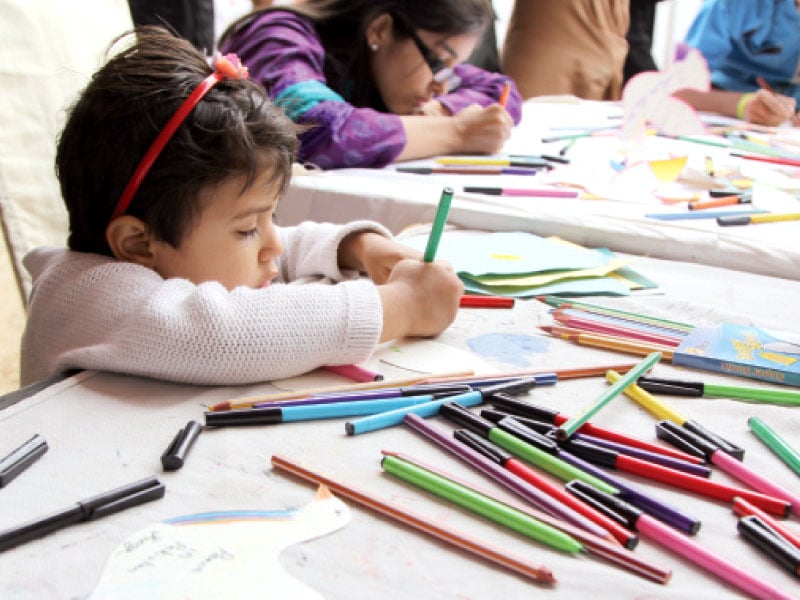 writers urge govt media organisations to transform literature for children photo aysha saleem express