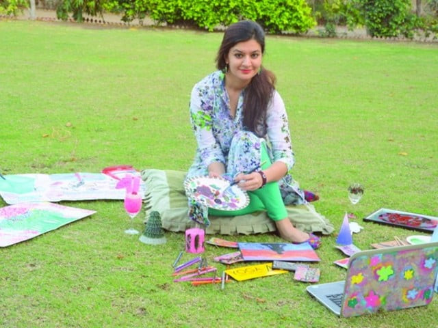 durre sameen hashmi uses art to help people attain self actualisation and personal empowerment photo courtesy farhan anwar durre sameen hashmi uses art to help people attain self actualisation and personal empowerment photo courtesy farhan anwar