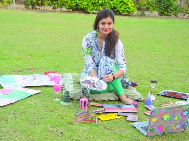 durre sameen hashmi uses art to help people attain self actualisation and personal empowerment photo courtesy farhan anwar