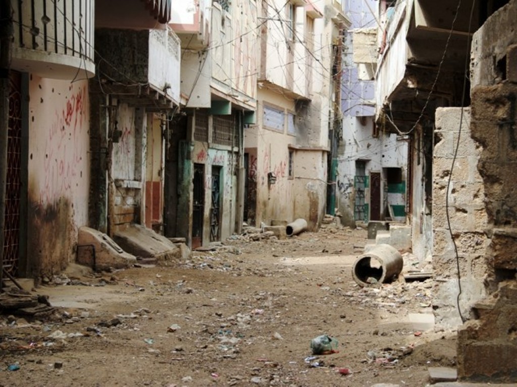 a file photo of lyari area of karachi photo express