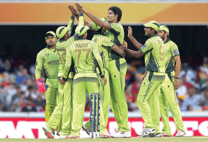 irfan was pakistan s go to man and dismissed the top three to ensure that the game never went out of pakistan s reach phtoo afp