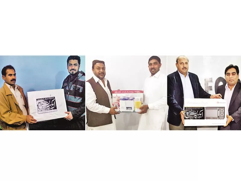 tariq from faisalabad sajjad from khairpur tamiwala and imtiaz from larkana won prizes photo express tariq from faisalabad sajjad from khairpur tamiwala and imtiaz from larkana won prizes photo express