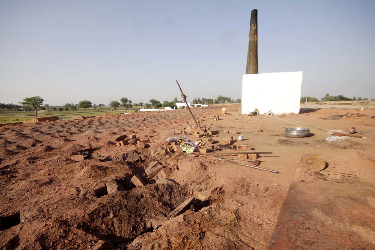 site of the brick kiln where the christian couple was burnt to death photo shafiq malik express